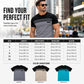 🏃T-shirt da uomo casual a maniche corte con scollo rotondo e stampa.💪 Più Stile. Più Comfort. Più Te.