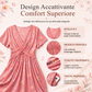 🌸Abito da donna con scollo a V, stampa floreale e vita arricciata✨ Eleganza Floreale, Femminilità Senza Tempo