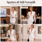 🥂Abito aderente da donna elegante con scollo a V e maniche in pizzo– Stile Raffinato per Occasioni Speciali