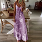 🌻Flowy Vacation Maxi Dress– Eleganza Fresca e Comfort Naturale🌸