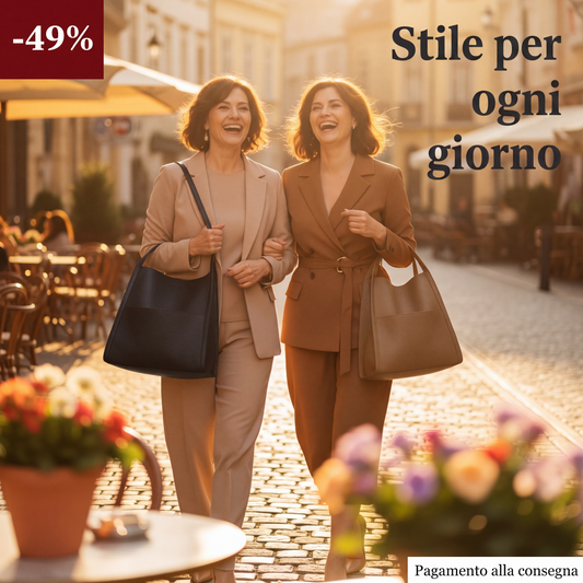 👜 bulgaranest Borsa a tracolla grande in pelle PU | Ampia capacità | 5 colori | Borsa da donna