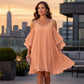 🌸 Abito Estivo Donna in Chiffon con Spalle Scoperte – Eleganza Romantica e Stile Vacanza