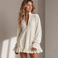 🌸Top a maniche lunghe con volant da donna – Stile Femminile e Raffinato Ogni Giorno