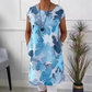 🌸Abito donna largo con stampa floreale e tasche – Comfort e Stile Senza Tempo