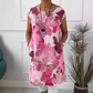 🌸Abito donna largo con stampa floreale e tasche – Comfort e Stile Senza Tempo