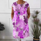 🌸Abito donna largo con stampa floreale e tasche – Comfort e Stile Senza Tempo