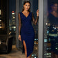 🌙Abito bodycon glitterato da donna con maniche in mesh– Look Glamour e Femminile per Occasioni Speciali