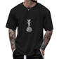 👕Nuovi Arrivi - T-shirt Uomo con Stampa Regina degli Scacchi – Tessuto Traspirante e Taglio Comodo per il Comfort Quotidiano