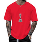 👕Nuovi Arrivi - T-shirt Uomo con Stampa Regina degli Scacchi – Tessuto Traspirante e Taglio Comodo per il Comfort Quotidiano