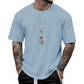👕Nuovi Arrivi - T-shirt Uomo con Stampa Regina degli Scacchi – Tessuto Traspirante e Taglio Comodo per il Comfort Quotidiano