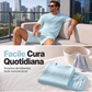 Set da uomo di t-shirt e pantaloncini casual, 2 pezzi