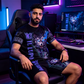 Completo t-shirt e pantaloncini casual da uomo con stampa animale
