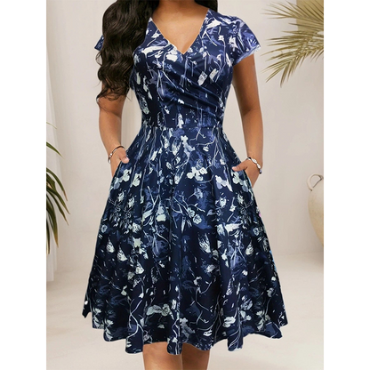 👗 Abito da donna elegante con stampa