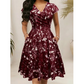👗 Abito da donna elegante con stampa