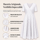 🌹Abito da donna elegante in pizzo con scollo a V– Stile Femminile e Raffinato Senza Tempo