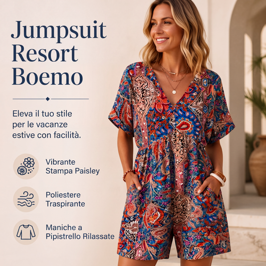 ☀️Tuta da vacanza facile da indossare per donna– comfort totale e stile moderno per ogni occasione