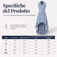 Abito di jeans senza maniche da donna con orlo asimmetrico