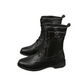 🔥Saldi 2026: sconto del 50%😍 Stivali vintage con punta arrotondata e cerniera laterale👢