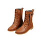 🔥Saldi 2026: sconto del 50%😍 Stivali vintage con punta arrotondata e cerniera laterale👢