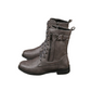🔥Saldi 2026: sconto del 50%😍 Stivali vintage con punta arrotondata e cerniera laterale👢