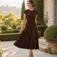 🍂✨Abito da donna elegante in maglia a coste spazzolato