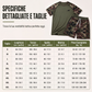 👕🩳Set da uomo composto da camicia a maniche corte mimetica casual e shorts