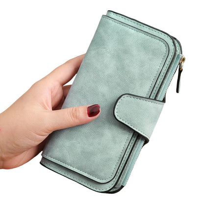 👛 Sconto del 50% per un periodo limitato!✨Portafoglio lungo da donna a clutch con slot per più carte