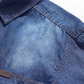 Camicia di jeans casual da uomo a maniche corte