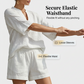 Set casual da donna a due pezzi con scollo a V