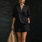 Set casual da donna a due pezzi con scollo a V