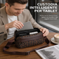 Borsa a tracolla quadrata in pelle PU per uomo