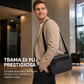 Borsa a tracolla quadrata in pelle PU per uomo