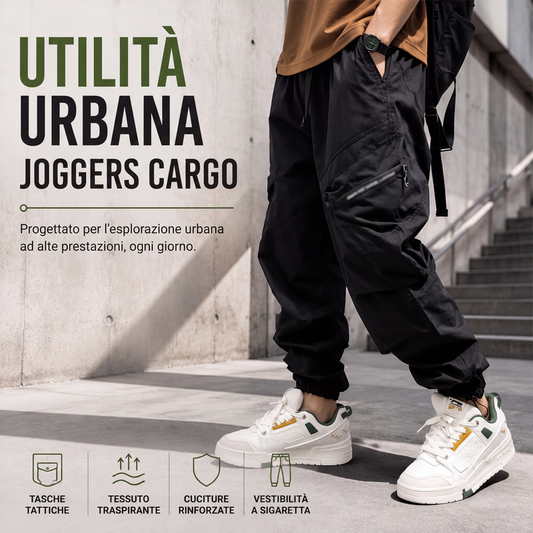 👖 Pantaloni cargo da uomo casual con più tasche: comodi, rilassati e pratici per l'uso quotidiano