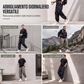Pantaloni cargo casual da uomo con tasche multiple