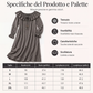 Abito lungo casual da donna con scollo a spalle scoperte