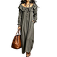 Abito lungo casual da donna con scollo a spalle scoperte