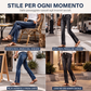 👖💕Jeans elasticizzati slim fit da donna - Vestibilità aderente, comodi e facili da indossare