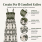 Tuta da donna con stampa boho e arricciature