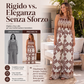 Tuta da donna con stampa boho e arricciature
