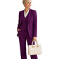 ✨ Stile professionale e sofisticato | Completo da donna a tre pezzi (giacca, gilet e pantaloni)