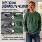 👕T-shirt da uomo a maniche lunghe dalla vestibilità ampia: crea un look elegante senza sforzo