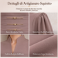 Abito aderente da donna elegante con scollo a V e maniche a vescica