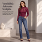 Camicia da donna elegante in pizzo a maniche lunghe