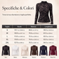 Camicia da donna elegante in pizzo a maniche lunghe