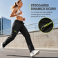 Pantaloni sportivi casual da donna con tasche con cerniera