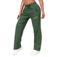 Pantaloni sportivi casual da donna con tasche con cerniera
