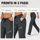 Pantaloni sportivi casual da donna con tasche con cerniera