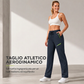 Pantaloni sportivi casual da donna con tasche con cerniera