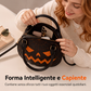 🎃🧡 Graziosa borsa a mano a forma di zucca di Halloween