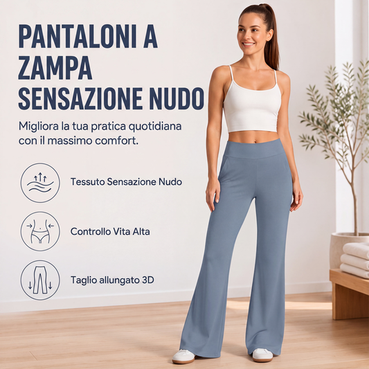 ✨🧘‍♀️Pantaloni yoga a zampa effetto lifting